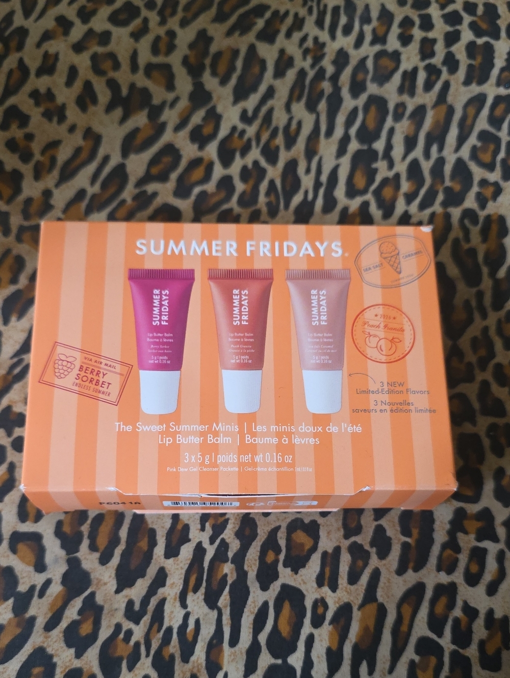 Summer Fridays Lip Butter Minis Trio in Orange, Pink & Peach